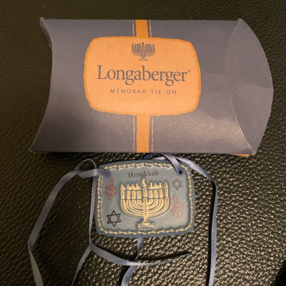 Longaberger Hanukkah Basket tie on - Picture 1 of 1